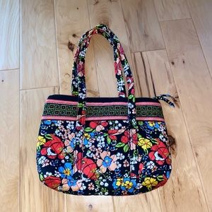Colorful Quilted cotton bag NWOT